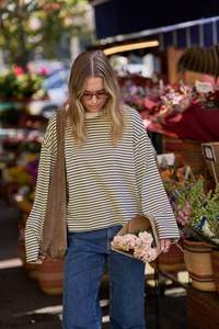 Fashion Womens: Beau Long Sleeve Slouchy Tee