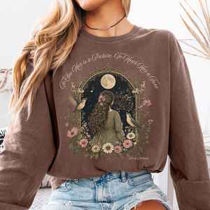 To See Her Is a Picture, To Hear Her a Tune Dickinson Long Sleeve