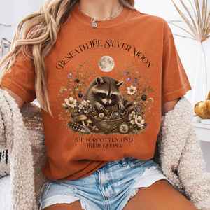 Beneath the Silver Moon Raccoon T-Shirt