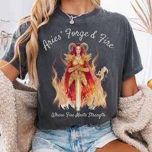 Aries' Forge & Fire Zodiac Shirt