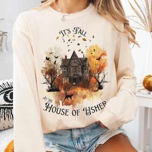 Halloween Bookish Tees: It's Fall at the House of Usher - Edgar Allan Poe Fall Shirt