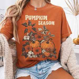 Halloween Bookish Tees: Pumpkin Season Halloween Fall Tee