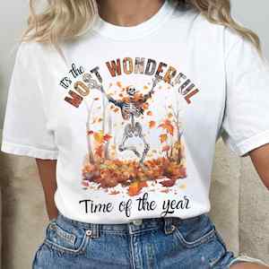 Whimsical Halloween Fall Shirt - It's the most wonderful time of the year shirt