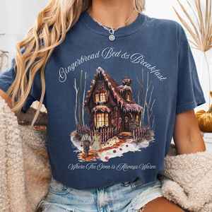 Halloween Bookish Tees: Gingerbread Bed & Breakfast Fairytale Shirt Halloween Shirt