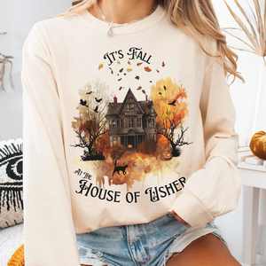 Halloween Bookish Tees: It's Fall at the House of Usher - Edgar Allan Poe Fall Shirt