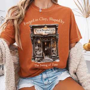 Black Friday New Product Drop: Pit & Pendulum Pottery Edgar Allan Poe Shirt