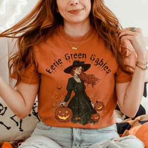 Halloween Bookish Tees: Eerie Green Gables Halloween Shirt