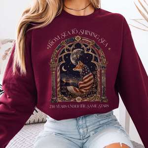 Sweatshirts: 250 Years Under the Same Stars Crewneck Sweatshirt