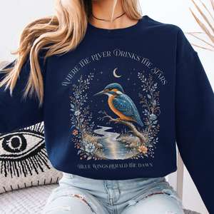 Sweatshirts: Where the River Drinks the Stars Crewneck Sweatshirt