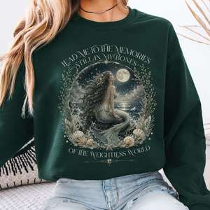 Sweatshirts: A Mermaid's Memories Of The Weightless World Amy Crockett Crewneck Sweatshirt