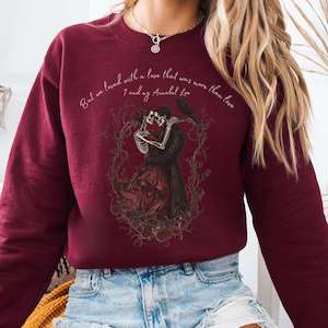 Edgar Allan Poe Shirt Edgar Allan Poe Sweatshirt Poe Clothing: Annabel Lee Edgar Allan Poe Sweatshirt