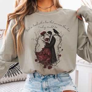 Edgar Allan Poe Shirt Edgar Allan Poe Sweatshirt Poe Clothing: Annabel Lee Edgar Allan Poe Long Sleeve Shirt