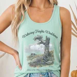 Wuthering Heights Windchimes Women's Racerback Tank Top