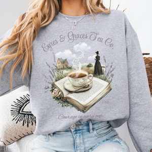 Bronte Austen Collection Literary Inspired Apparel For Book Lovers: Eyres & Graces Tea Co. Sweatshirt