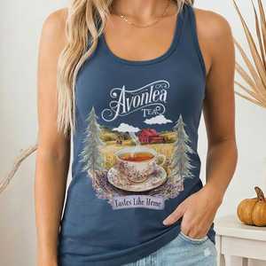 Anne Of Green Gables Tshirts Sweatshirts Anne Of Green Gables Gifts: Avonlea Tee Anne of Green Gables Women's Racerback Tank Top