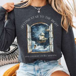 Second Star to the Right Peter Pan Sweatshirt