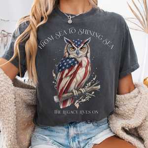 All T Shirts: The Legacy Lives On America 250 Owl T-Shirt