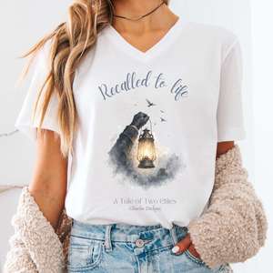 Bestsellers: Recalled to Life A Tale of Two Cities Dickens Literary V-Neck
