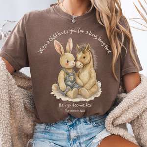 You Become Real The Velveteen Rabbit Tee