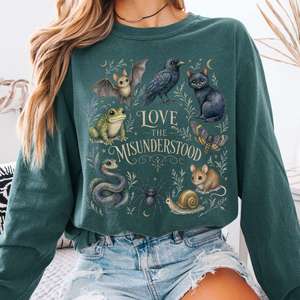 Halloween Bookish Tees: Love the Misunderstood Long Sleeve