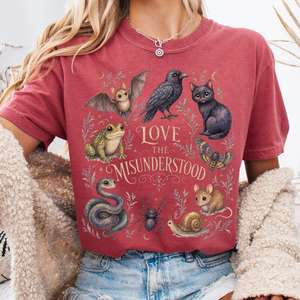 Halloween Bookish Tees: Love the Misunderstood T-Shirt