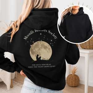 Sweatshirts: Moonlit Readers Society Hoodie