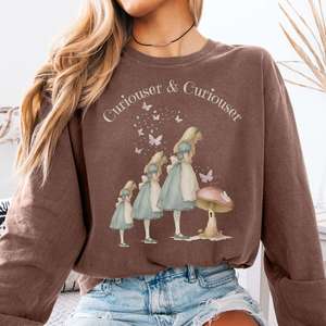 Curiouser and Curiouser Alice Long Sleeve Tee