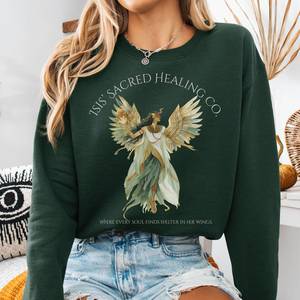 Isis' Sacred Healing Co Egyptian Mythology Sweatshirt