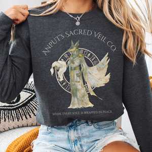 Anput's Sacred Veil Co Egyptian Mythology Sweatshirt