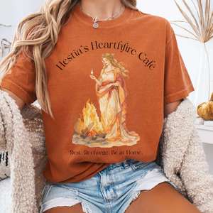 Hestia’s Hearthfire Café Mythology Tee
