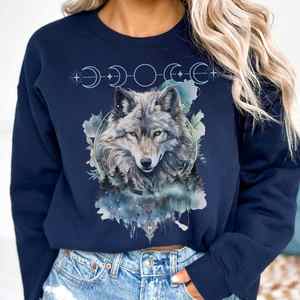 Whimsical Wolf Sweatshirt