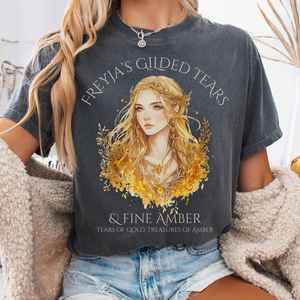Freyja's Gilded Tears & Fine Amber Goddess Shirt