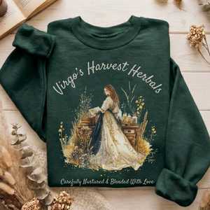 Sweatshirts: Virgo's Harvest Herbals Zodiac Sweatshirt