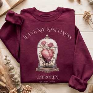Leave My Loneliness Unbroken Edgar Allan Poe Sweatshirt