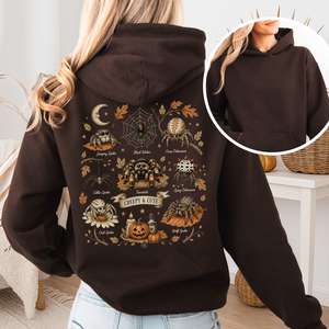 Sweatshirts: Creepy & Cute Arachnids Halloween Hoodie