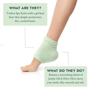 Products: Moisturizing Heel Socks Mint The Nail Story