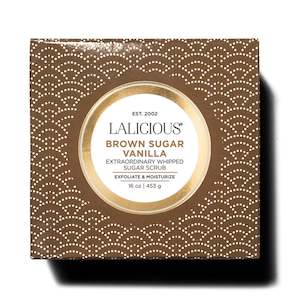 Beauty: Lalicious Sugar scrub-Brown Sugar Vanilla