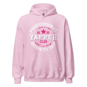 Products: PRO YAPPER CLUB Hood (Pink) - The Nail Vault Nail Salon and Training