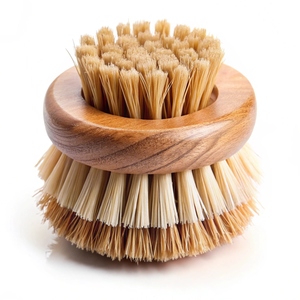 Wooden Natural Fibre Scrubbing Brush – The Natural Co