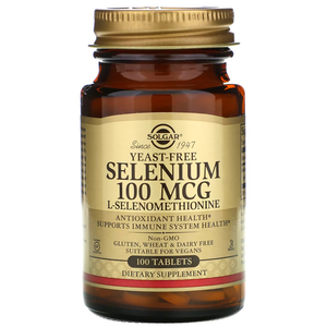 Solgar Selenium Yeast-Free 100 mcg 100 Tablets – TheNatural.Kiwi