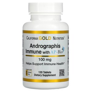 California Gold Nutrition Andrographis Immune with AP-BIO 100mg 120 Tablets – &hellip;