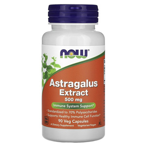 NOW Foods Astragalus Extract 500mg 90 veg capsules – TheNatural.Kiwi