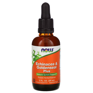 Products: NOW Foods Echinacea & Goldenseal Plus 59ml – TheNatural.Kiwi