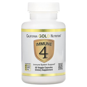 Products: California Gold Nutrition Immune 4 Immune System Support 60 Veggie Capsules – TheNatural.Kiwi