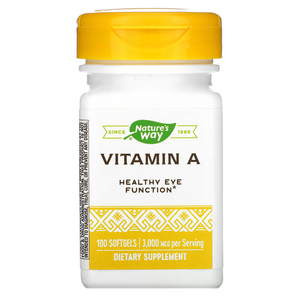 Products: Nature’s Way Vitamin A 3000mcg 100 Softgels – TheNatural.Kiwi