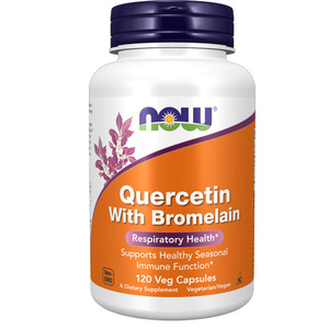 NOW Foods Quercetin with Bromelain 120 Veg Capsules – TheNatural.Kiwi
