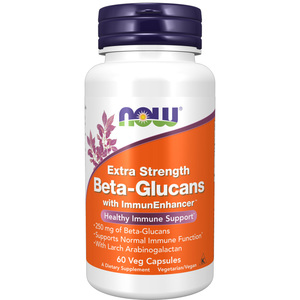 Now Foods Beta-Glucans with ImmunEnhancer Extra Strength 60 Veg Capsules – TheNatural.Kiwi