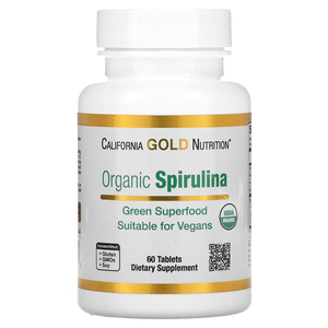 California Gold Nutrition Organic Spirulina 500mg 60 Tablets – TheNatural.Kiwi