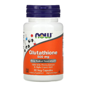 NOW Foods Glutathione 500mg 30 Veg Capsules – TheNatural.Kiwi
