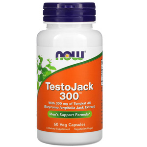 NOW Foods TestoJack 300 300mg 60 Veg Capsules – TheNatural.Kiwi